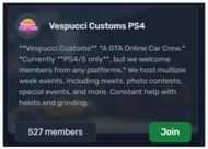 The name Vespucci inspires some players (Image via Discord)